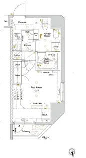 AXAS木場アジールコート【6階】の間取り