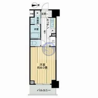 ディクス梅田東レジデンス【5階】の間取り