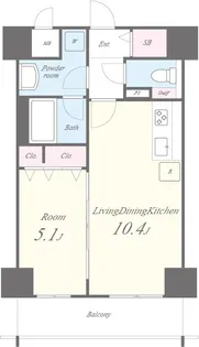 オリーブスクエア【4階】の間取り