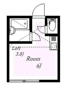 ユナイト鶴見バレンシアの丘【2階】の間取り