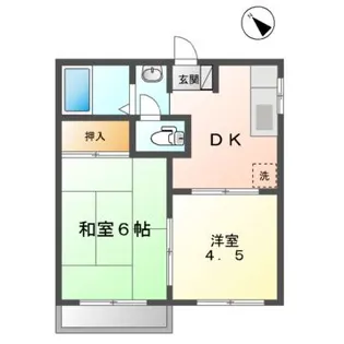 メゾン小郡II【2階】の間取り