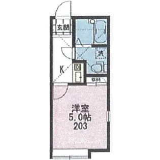 アザーレ・パッシオ長津田【2階】の間取り