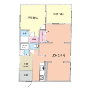 カメリアハウス【2階】の間取り