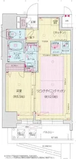 プレサンス新栄アーバンフロー【8階】の間取り