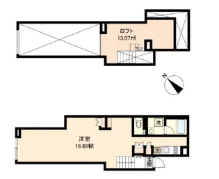 パセオ神宮前の間取り
