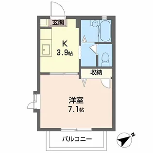 ジュネス望【2階】の間取り