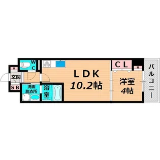ラフォート城北公園【1階】の間取り
