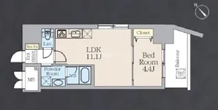 アルトヴィラ虎ノ門【4階】の間取り
