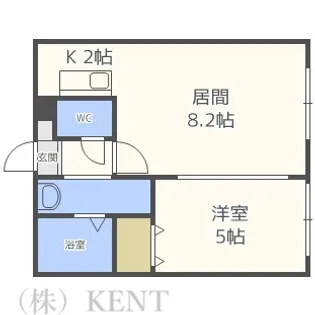 アミカル【3階】の間取り
