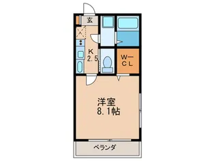 BestStageLYNXみずほ台【2階】の間取り