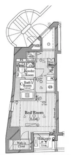 ル・リオン牛込柳町【11階】の間取り