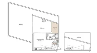 グランカーサ南青山【5階】の間取り