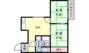 アスエ野間【2階】の間取り