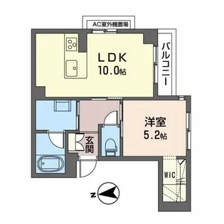 イーストゲートレジデンス【3階】の間取り