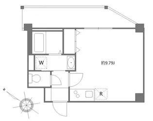 ケーディーエックスレジデンス上野毛【4階】の間取り