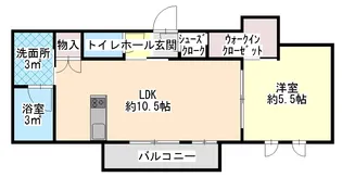 グローレI【1階】の間取り