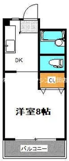 キープロハイツ【5階】の間取り