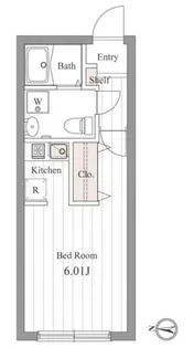 ZESTY桜新町【2階】の間取り
