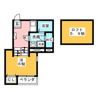 グランドゥール【2階】の間取り