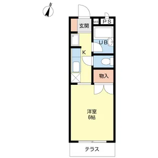 サン藍プラザ【1階】の間取り