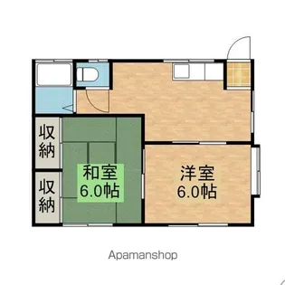 ソレーユ鹿島【2階】の間取り