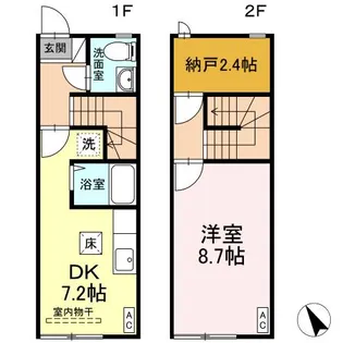 Y’sAP厨川の間取り