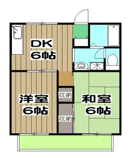 セジュールヴィヴァン【1階】の間取り