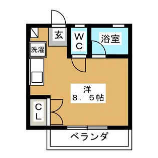 ジュネスコート【1階】の間取り