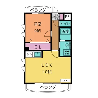 アモレ【3階】の間取り