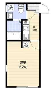 中台ヒルズ【2階】の間取り