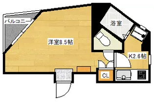 ROTE KATZE【2階】の間取り