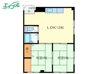 奈良屋【2階】の間取り