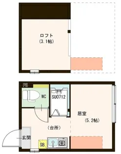 オーサムソフィア【2階】の間取り