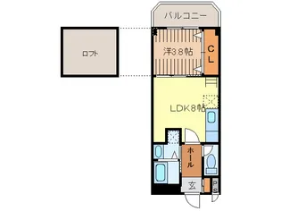 ソルエステ【2階】の間取り