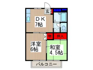 ヨシノハイツの間取り