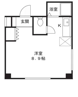 フィーユヴェール【1階】の間取り