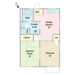 エイムスハイツ【1階】の間取り