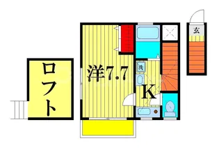 ミニフラット11【2階】の間取り