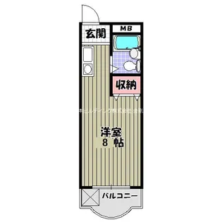 セインツ 1号館【2階】の間取り