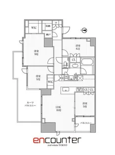 ディームス方南町【11階】の間取り