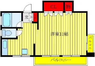スタイリストコーポラス【3階】の間取り