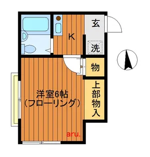 ハイツ吉井【2階】の間取り