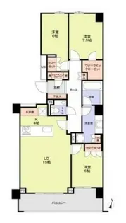 Brillia高輪REFIR【2階】の間取り