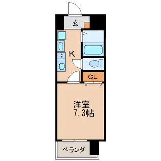 ルーチェ栄【4階】の間取り