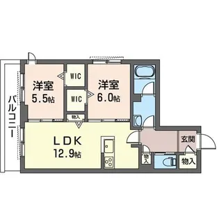 ステラメゾン中央林間【3階】の間取り