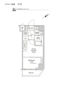 ファミルート船堀【2階】の間取り