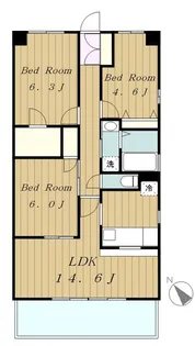 フォレストフローラ【4階】の間取り