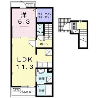 フリージアIIの間取り