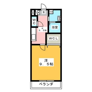ロイヤルマンション本町【3階】の間取り