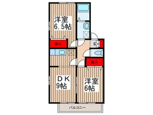 ベルリード【1階】の間取り